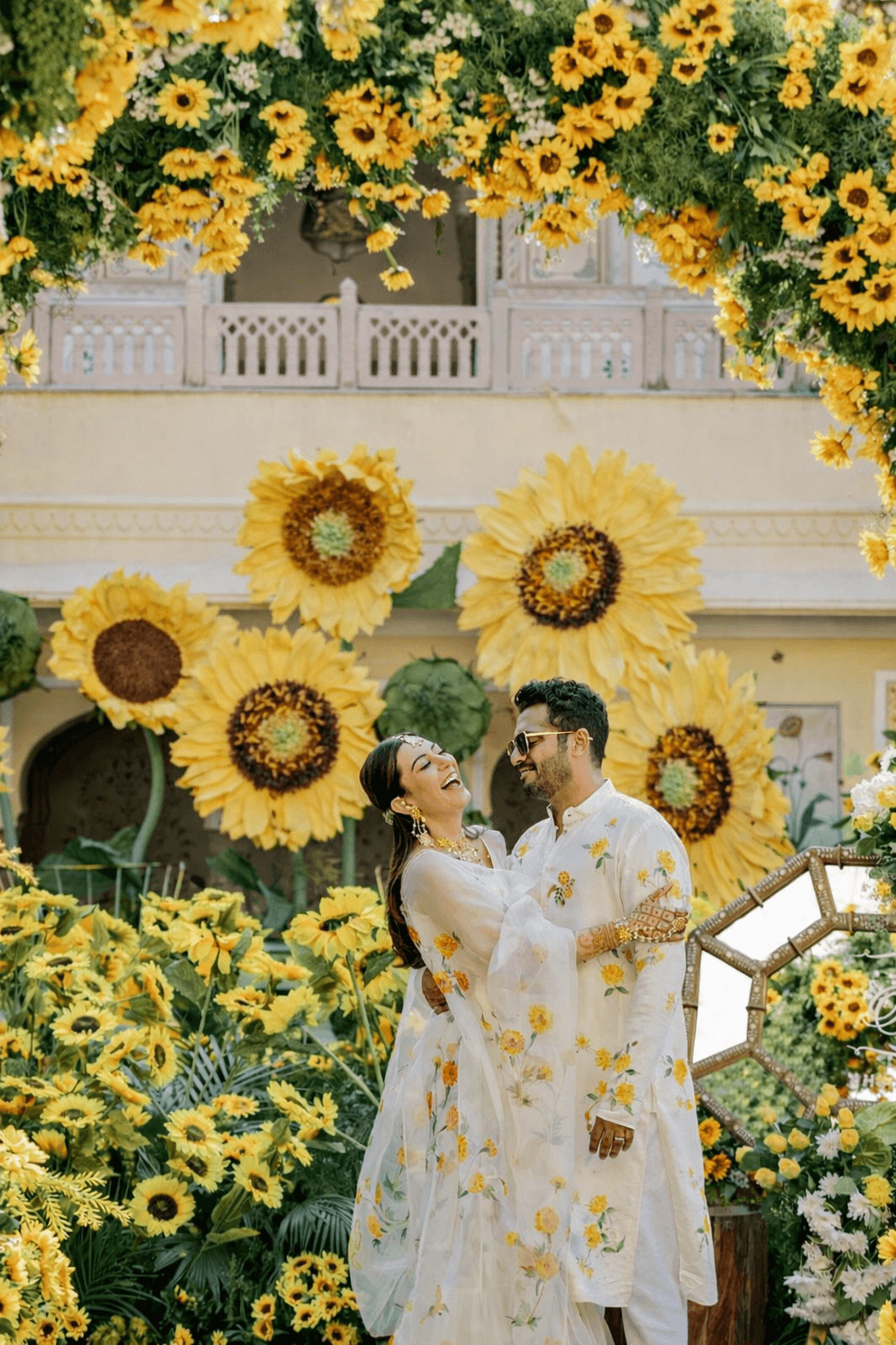 Vibrant Haldi ceremony