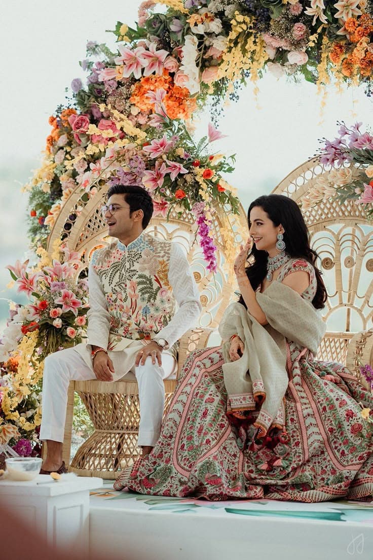 Mehndi ceremony décor